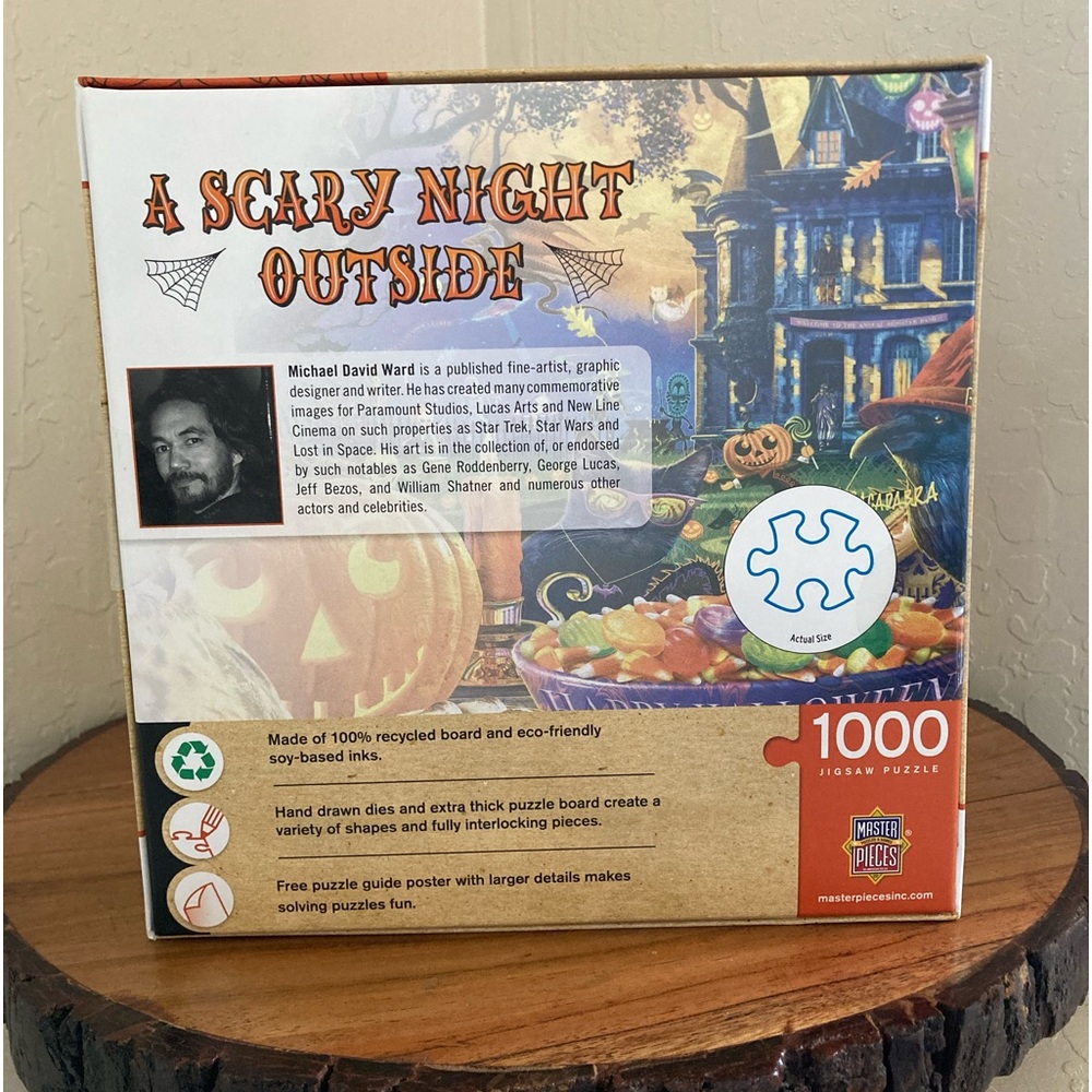 🎃 A Scary Night Outside 1000 Piece Puzzle 🎃 - Picture 2 of 3